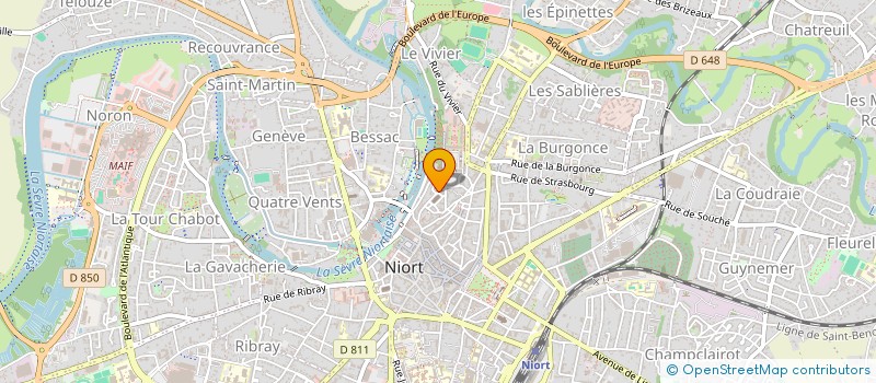 localisation de l'entreprise MONSIEUR ROGER GAUDUCHEAU à NIORT