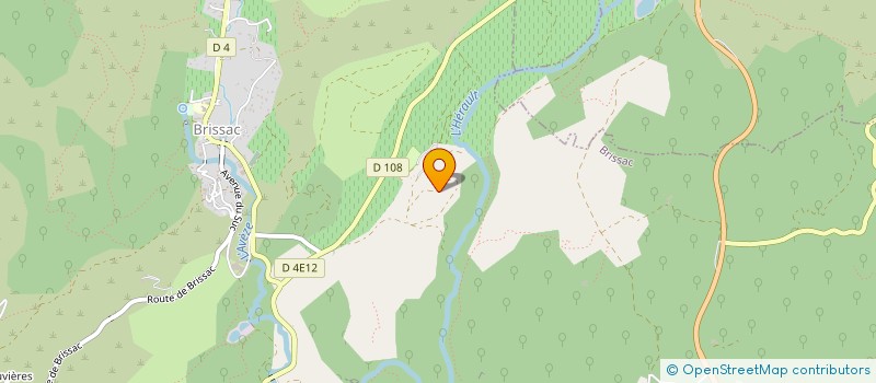 localisation de l'entreprise MONSIEUR ROGER GAUSSORGUES à BRISSAC