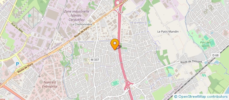localisation de l'entreprise MONSIEUR ROGER GAUTIER à SAINTE-LUCE-SUR-LOIRE