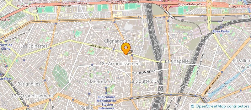 localisation de l'entreprise MONSIEUR ROGER GAYET à PARIS