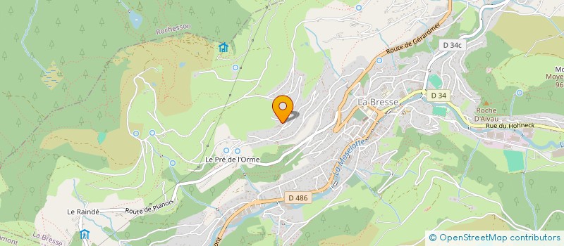 localisation de l'entreprise MONSIEUR ROGER GEHIN  LA BRESSE