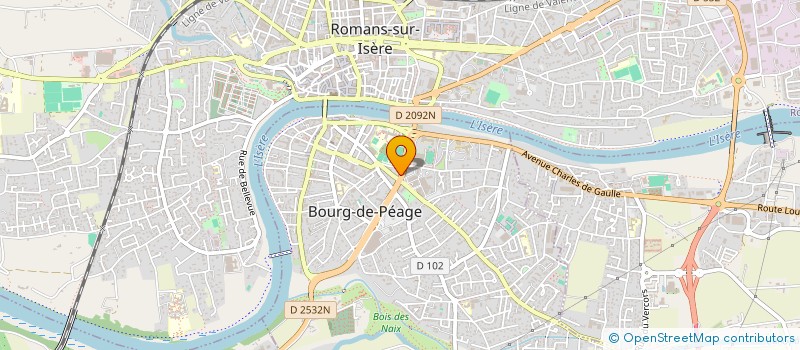 localisation de l'entreprise MONSIEUR ROGER GERCAULT  BOURG-DE-PEAGE