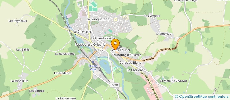 localisation de l'entreprise MONSIEUR ROGER GHEYSENS à TOUCY