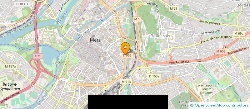 localisation de l'entreprise MONSIEUR ROGER GILLET  METZ