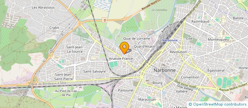 localisation de l'entreprise MONSIEUR ROGER GIMENEZ à NARBONNE