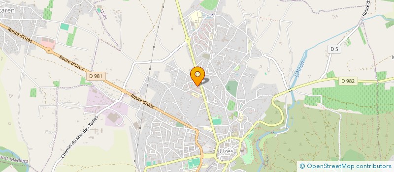 localisation de l'entreprise MONSIEUR ROGER GIRARD  UZES