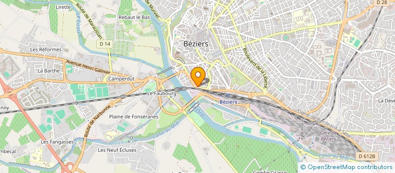 localisation de l'entreprise MONSIEUR ROGER GIRMA  BEZIERS