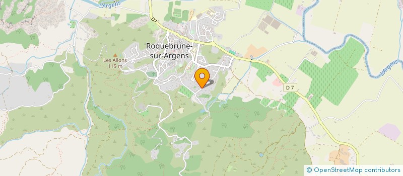 localisation de l'entreprise MONSIEUR ROGER GIRODENGO  ROQUEBRUNE-SUR-ARGENS