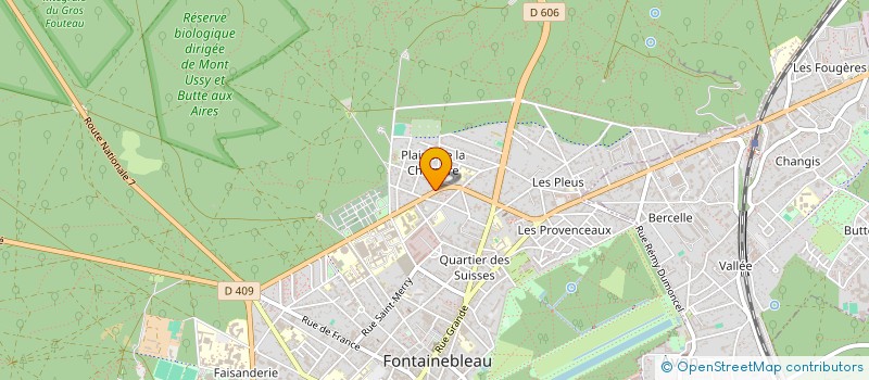localisation de l'entreprise MONSIEUR ROGER GODEAU à FONTAINEBLEAU