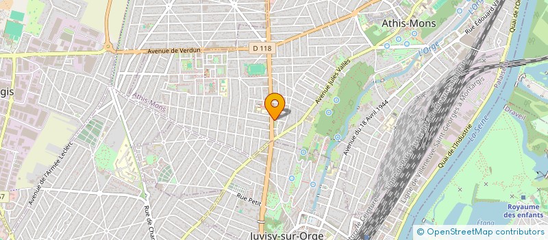 localisation de l'entreprise MONSIEUR ROGER GODRIN KOUADIO  SAINT-MICHEL-SUR-ORGE