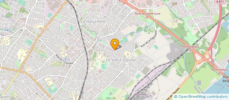 localisation de l'entreprise MONSIEUR ROGER GOMES DA SILVA à NANTES
