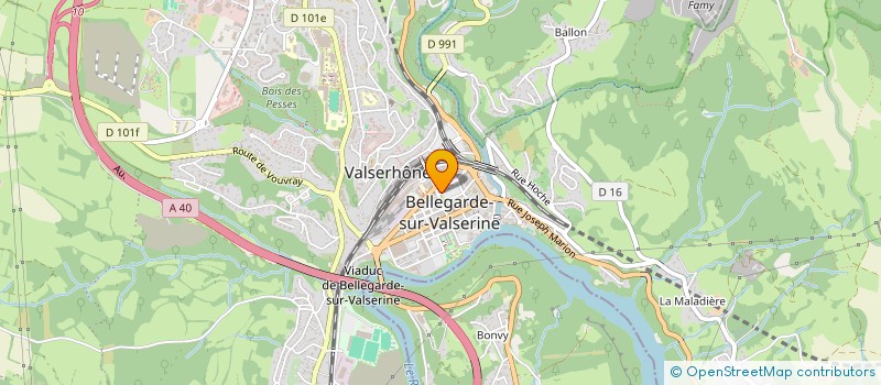 localisation de l'entreprise MONSIEUR ROGER GONNARD à VALSERHONE