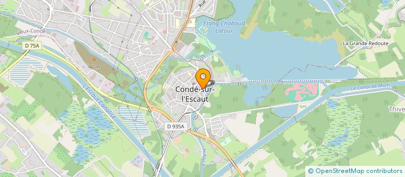 localisation de l'entreprise MONSIEUR ROGER GORNY  CONDE-SUR-L'ESCAUT