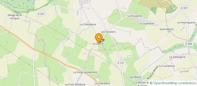 localisation de l'entreprise MONSIEUR ROGER GOSSELIN  LA HAYE