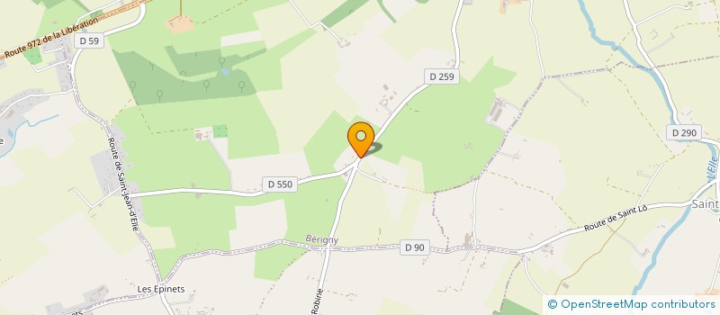 localisation de l'entreprise MONSIEUR ROGER GOSSET  SAINT-JEAN-D'ELLE