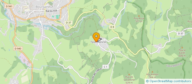 localisation de l'entreprise MONSIEUR ROGER GOUMY à FAUX-MAZURAS