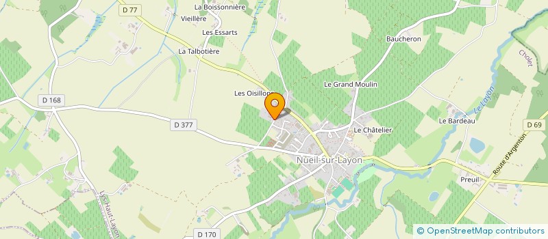 localisation de l'entreprise MONSIEUR ROGER GOURIN à LYS-HAUT-LAYON