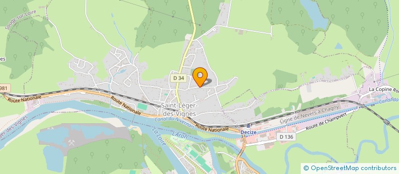 localisation de l'entreprise MONSIEUR ROGER GOURRAUD  SAINT-LEGER-DES-VIGNES