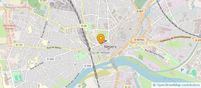 localisation de l'entreprise MONSIEUR ROGER GOURRIER à NEVERS