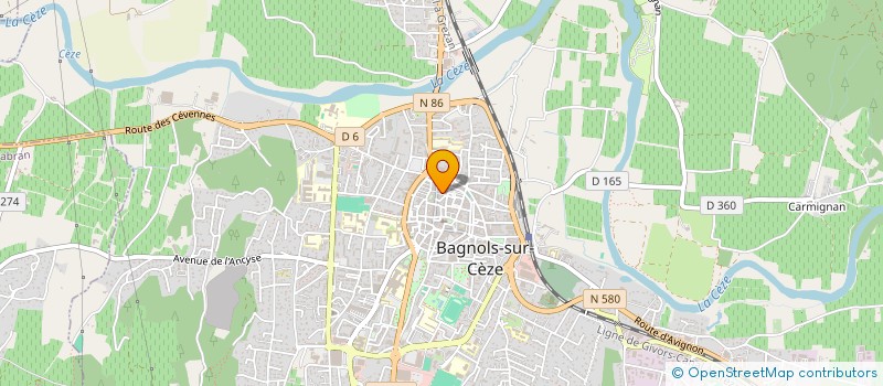 localisation de l'entreprise MONSIEUR ROGER GOUTTE à BAGNOLS-SUR-CEZE