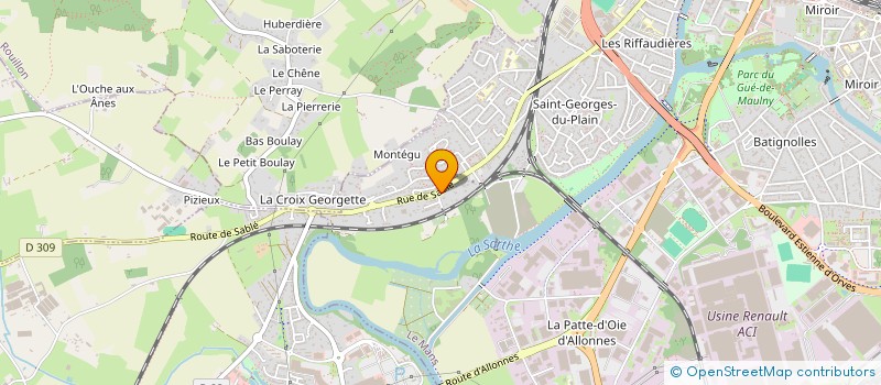 localisation de l'entreprise MONSIEUR ROGER GOUVAZE à LE MANS