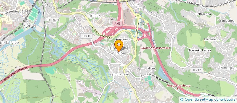 localisation de l'entreprise MONSIEUR ROGER GOYHENECHE à SAINT-PIERRE-D'IRUBE