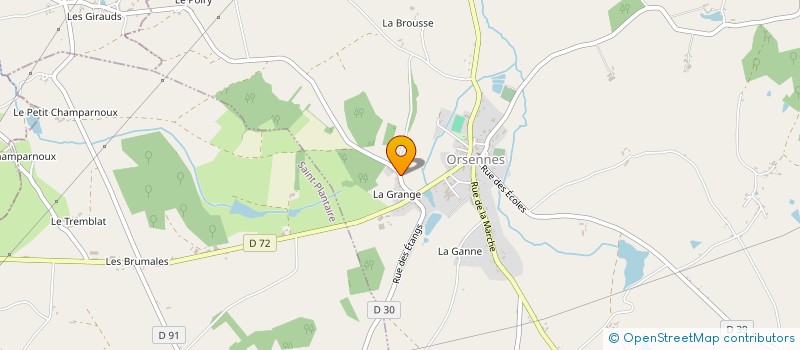 localisation de l'entreprise MONSIEUR ROGER GRANDHOMME à ORSENNES