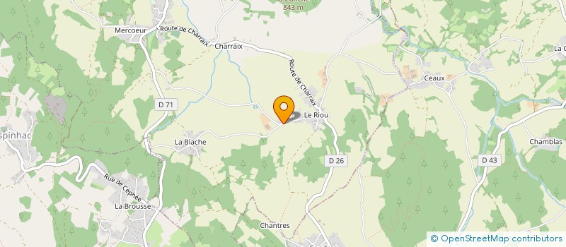 localisation de l'entreprise MONSIEUR ROGER GRANGEON à MALREVERS
