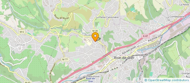 localisation de l'entreprise MONSIEUR ROGER GRENIER à SAINT-MARTIN-LA-PLAINE