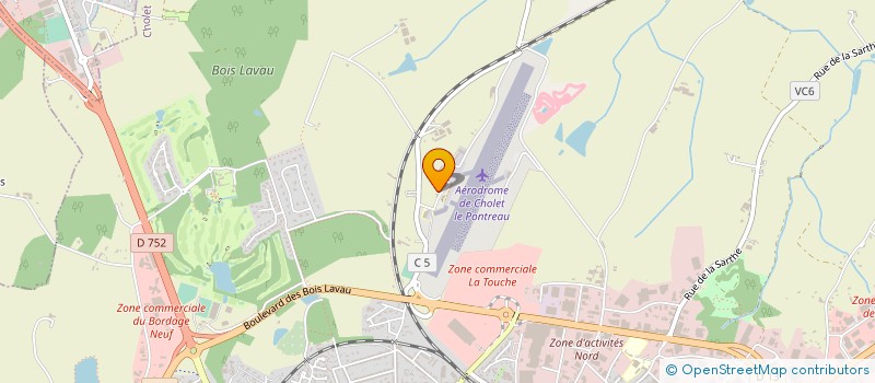 localisation de l'entreprise MONSIEUR ROGER GRENOUILLEAU à CHOLET