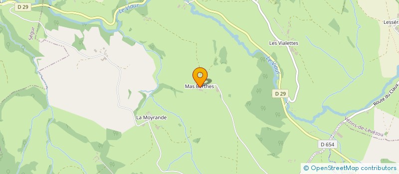 localisation de l'entreprise MONSIEUR ROGER GREZES  SAINT-LEONS