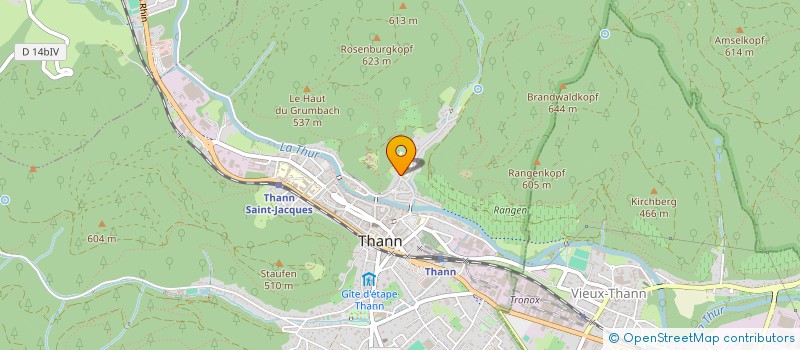 localisation de l'entreprise MONSIEUR ROGER GRIENEISEN  THANN