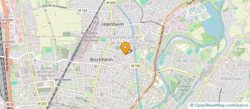 localisation de l'entreprise MONSIEUR ROGER GROSS  BISCHHEIM