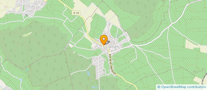 localisation de l'entreprise MONSIEUR ROGER GRUYER à CRAMANT