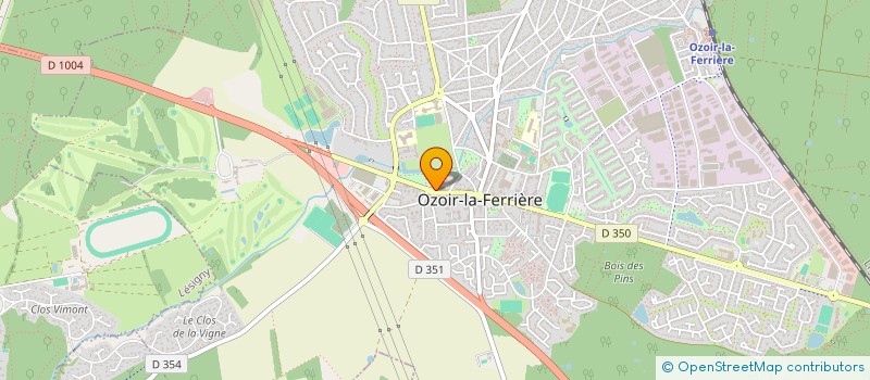 localisation de l'entreprise MONSIEUR ROGER GUADET  OZOIR-LA-FERRIERE