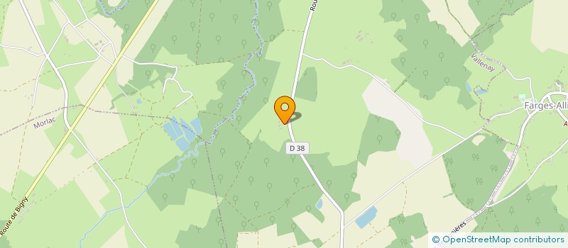 localisation de l'entreprise MONSIEUR ROGER GUENIN  VALLENAY