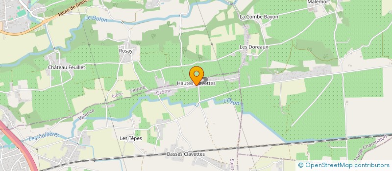 localisation de l'entreprise MONSIEUR ROGER GUERRY  SAINT RAMBERT D'ALBON