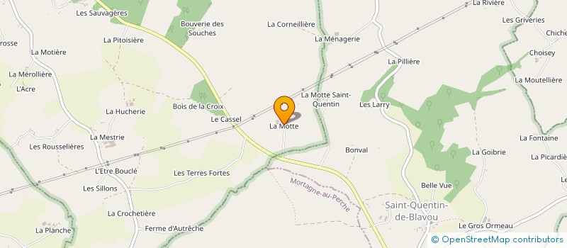 localisation de l'entreprise MONSIEUR ROGER GUESDON à SAINT-LEGER-SUR-SARTHE
