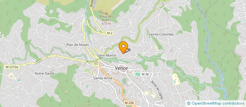 localisation de l'entreprise MONSIEUR ROGER GUIGLARIS à VENCE