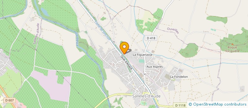 localisation de l'entreprise MONSIEUR ROGER GUIRAUD  SALLELES-D'AUDE