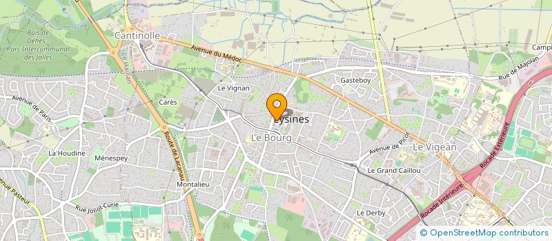 localisation de l'entreprise MONSIEUR ROGER GUIRAUD  EYSINES