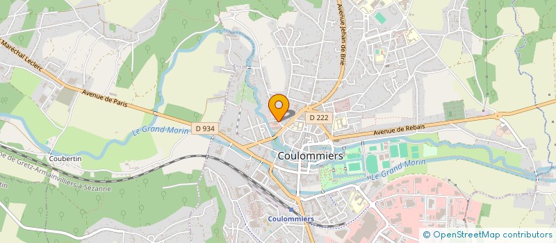 localisation de l'entreprise MONSIEUR ROGER GUITEL  COULOMMIERS