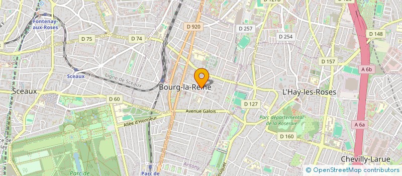 localisation de l'entreprise MONSIEUR ROGER GUTEL à BOURG-LA-REINE