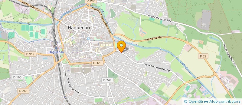 localisation de l'entreprise MONSIEUR ROGER GUTH  HAGUENAU