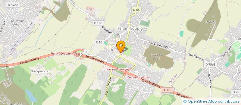 localisation de l'entreprise MONSIEUR ROGER GUYO  HERSIN-COUPIGNY