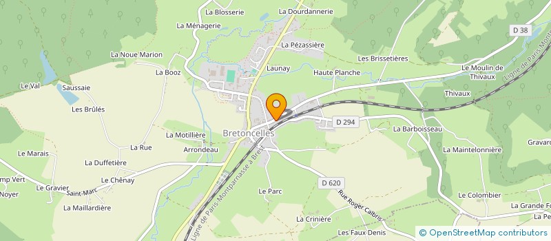 localisation de l'entreprise MONSIEUR ROGER GUYON à BRETONCELLES