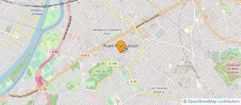 localisation de l'entreprise MONSIEUR ROGER GUYON à RUEIL-MALMAISON