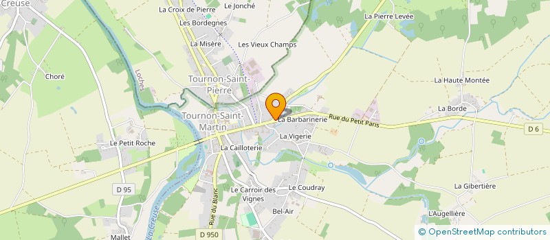 localisation de l'entreprise MONSIEUR ROGER HENAULT à TOURNON-SAINT-MARTIN