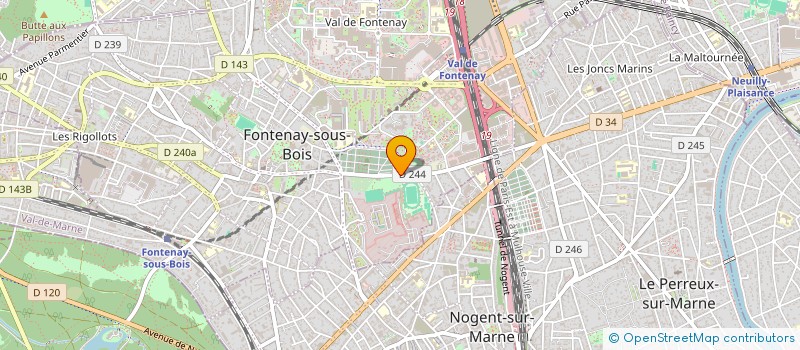 localisation de l'entreprise MONSIEUR ROGER HERBERT à FONTENAY-SOUS-BOIS