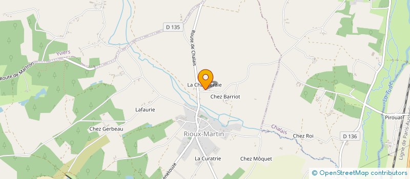 localisation de l'entreprise MONSIEUR ROGER HEURTEBISE à CHALAIS